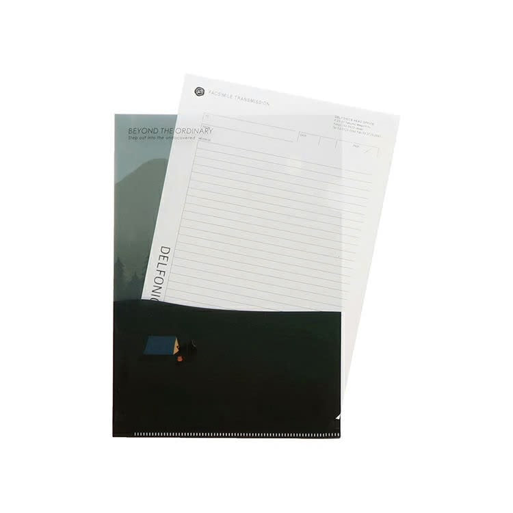 Savanna Brown, A5, Geo Clear Folder