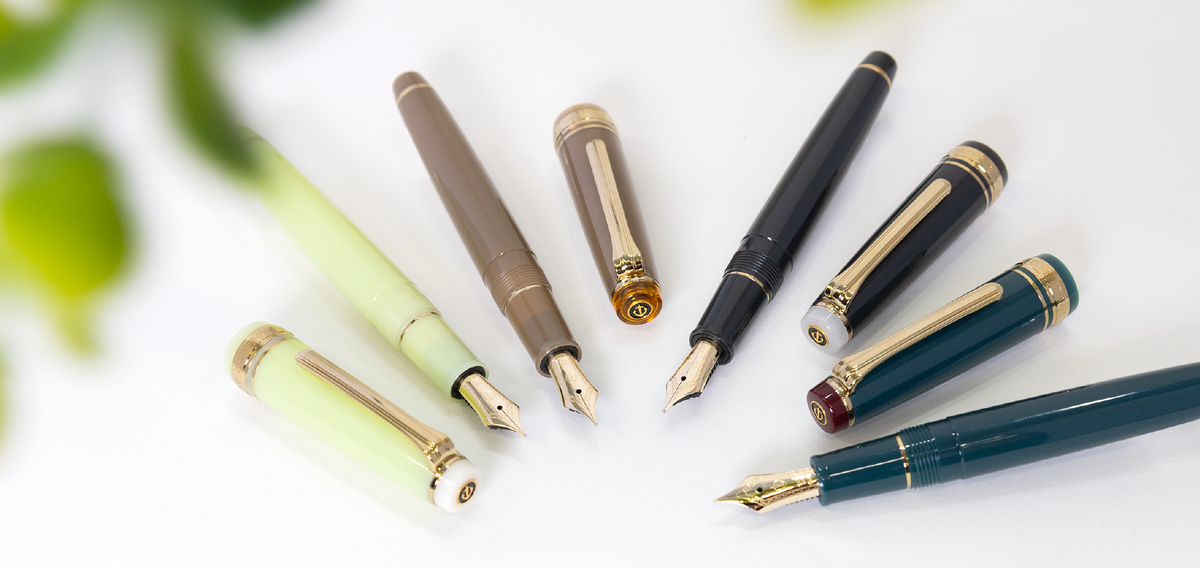 Haru-Tsuge-Dori (春告鳥), Shikiori (四季織) Noyama no Uta (野山の唄) Fountain Pen, MF Nib