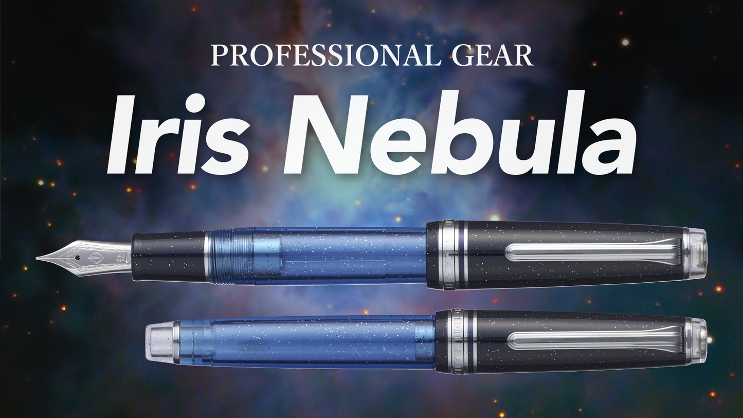 Iris Nebula, Professional Gear Slim Fountain Pen, MF Nib
