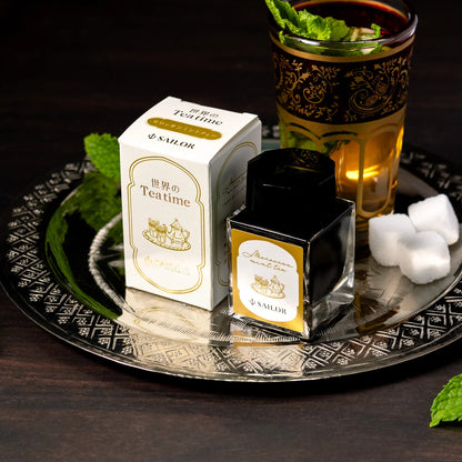 [Limited Edition] SAILOR, Teatime Around the World, Moroccan Mint Tea, Bottled Ink for Fountain Pen