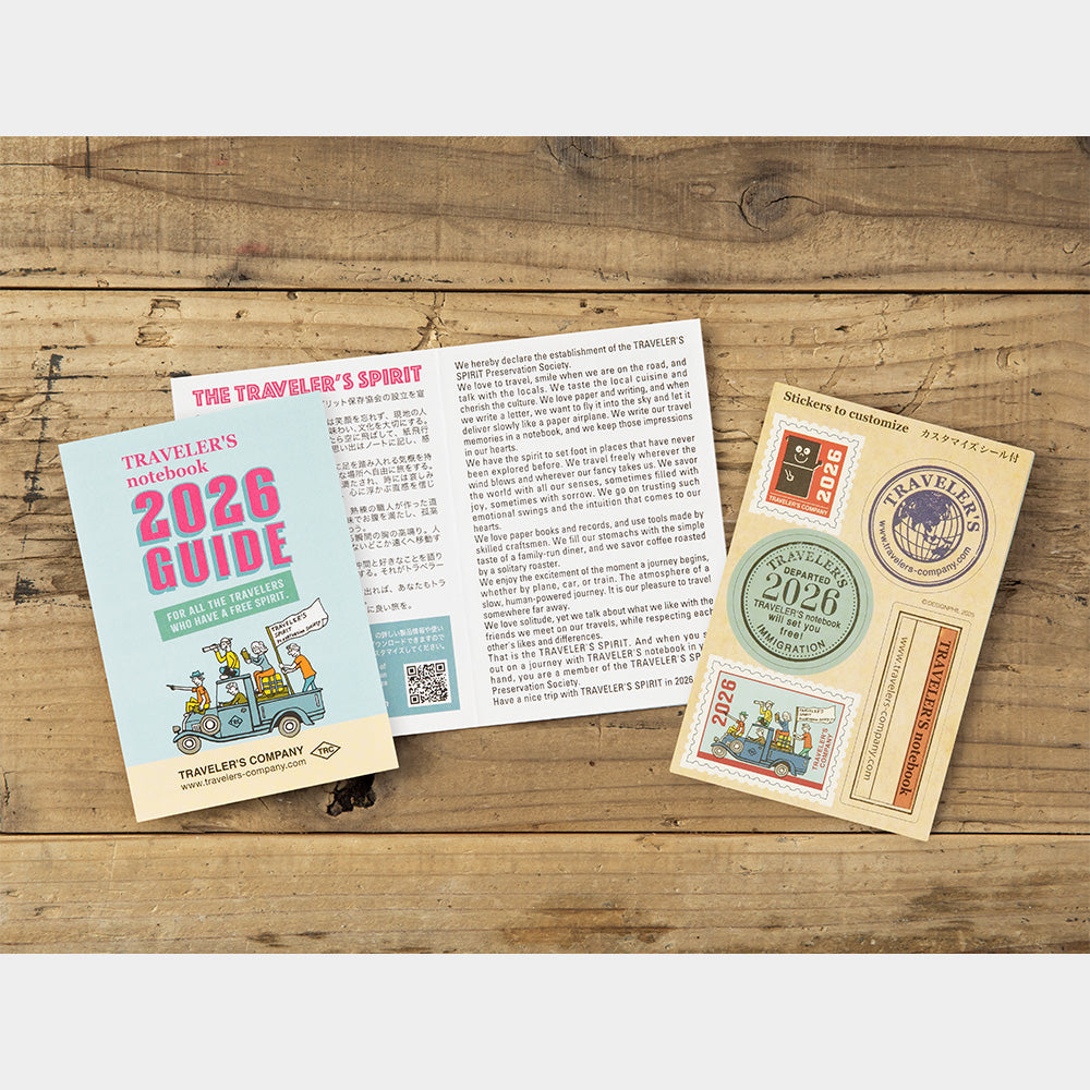 TRAVELER'S notebook, 2026 Monthly, Refill Passport Size