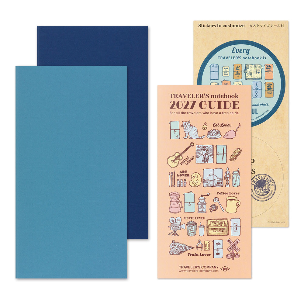 TRAVELER'S notebook, 2027 Weekly + Memo, Refill Regular Size