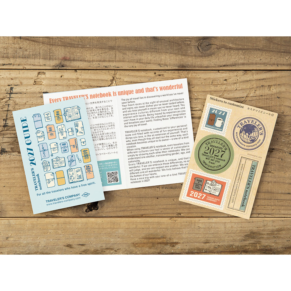 TRAVELER'S notebook, 2027 Monthly, Refill Passport Size