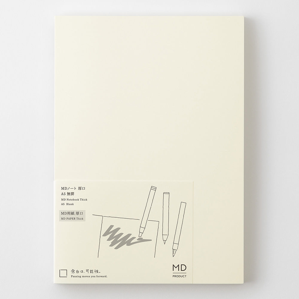 MD Notebook Thick, A5, Blank