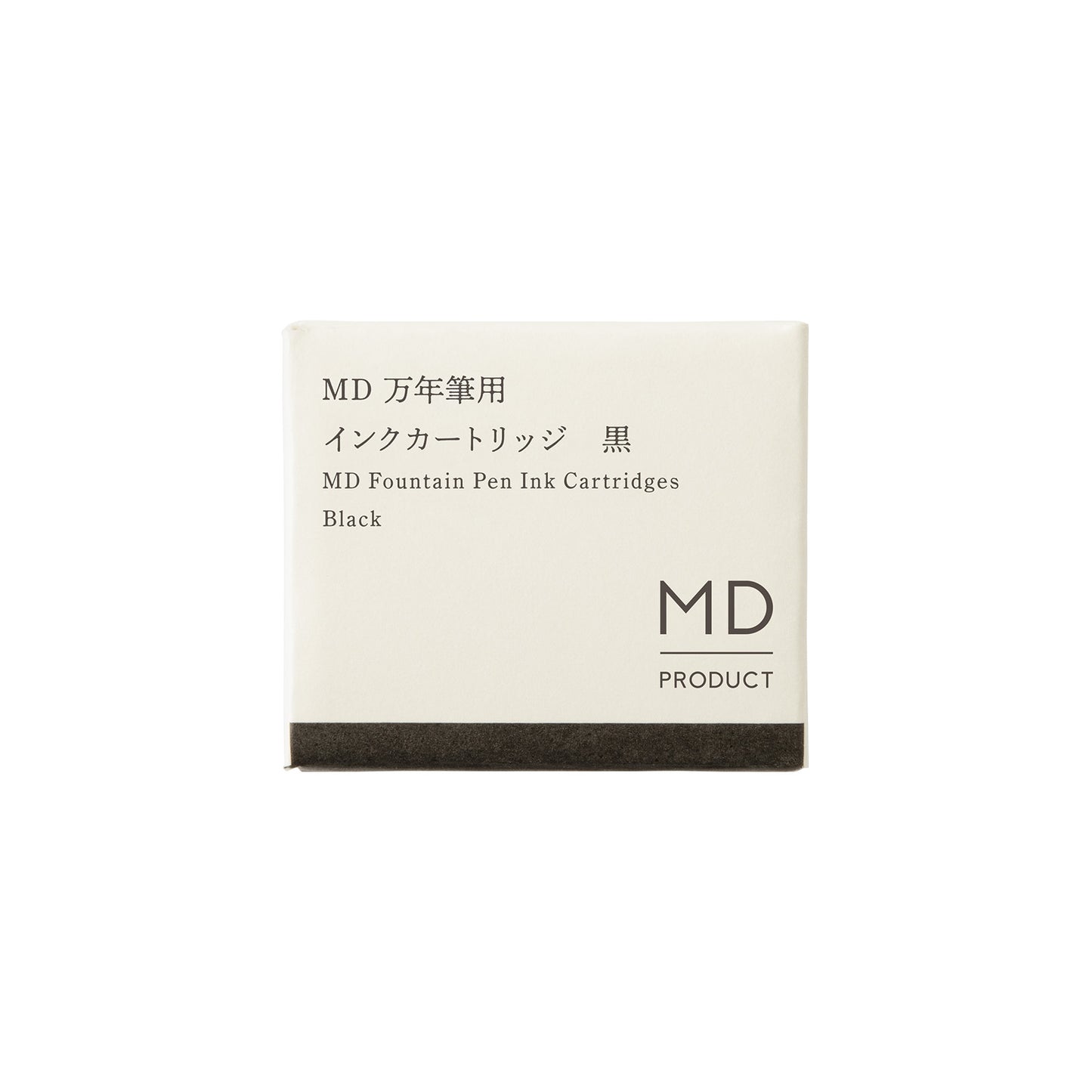 Black, MD Fountain Pen Ink Cartridges, Pack of 6