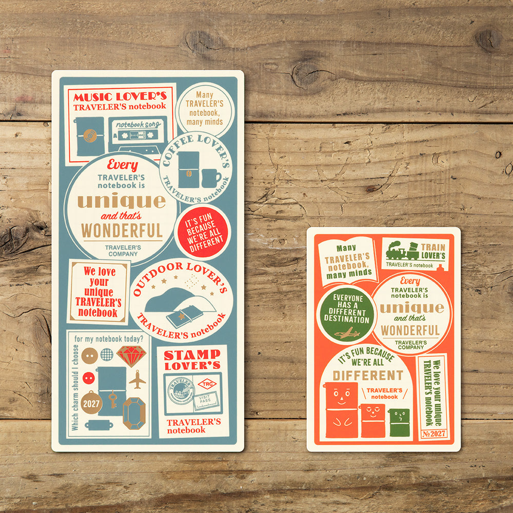 TRAVELER'S notebook, 2027 Plastic Sheet, Passport Size