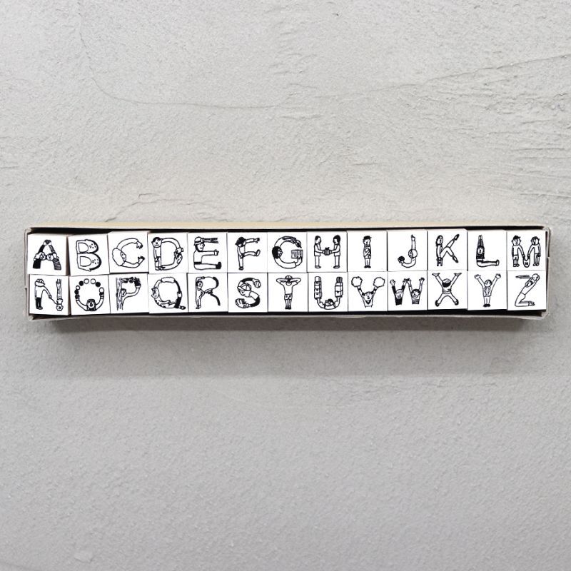 Human Alphabet Stamp, Hoshino Shiho x 36 Sublo