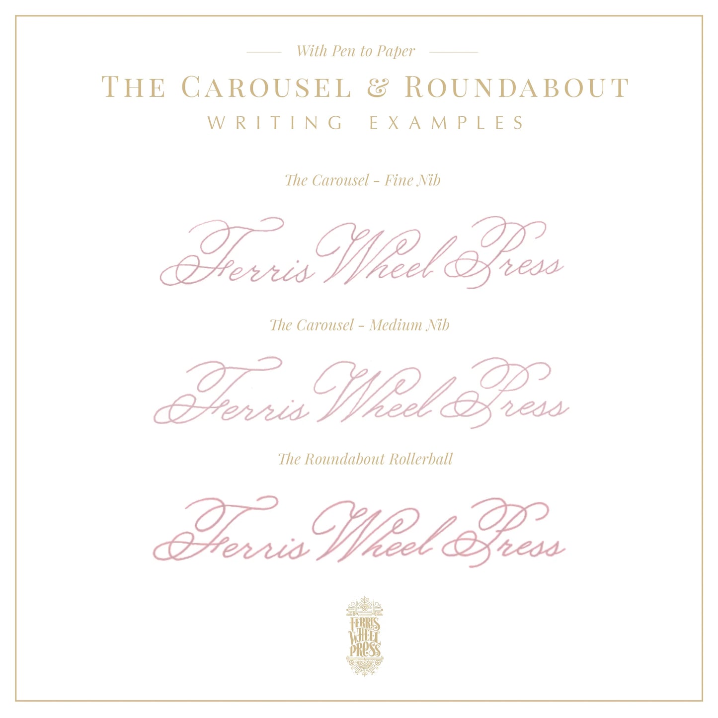 Limited Edition 2023 The Fluttering Heart, Aluminium Carousel Fountain Pen, Fine / Medium Nib