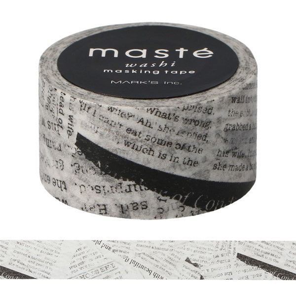 Newspaper, masté MULTI, Washi Masking Tape