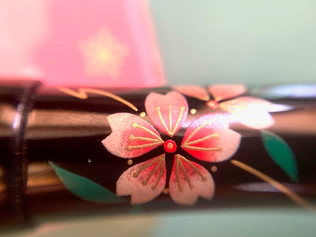 *Pre-Order* PLATINUM, Sakura (桜), #3776 Century Kaga Hira Maki-e (加賀平蒔絵), Fountain Pen F/M/B Nib