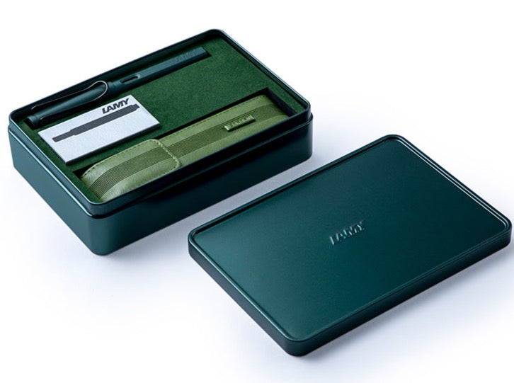 LAMY Safari, Savannah Green Fountain Pen 15th Anniversary Gift Box
