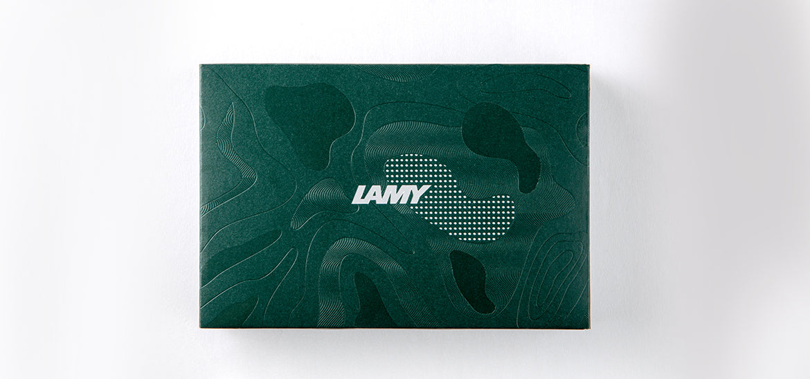 LAMY Safari, Savannah Green Fountain Pen 15th Anniversary Gift Box, F Nib