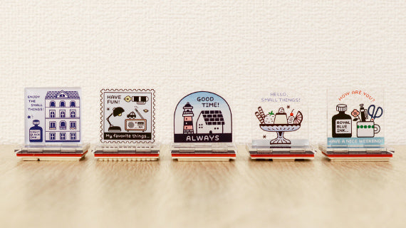 Sanby x eric, TOWN, Acrylic Stand Stamp