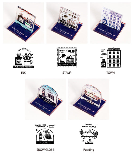 Sanby x eric, PUDDING, Acrylic Stand Stamp