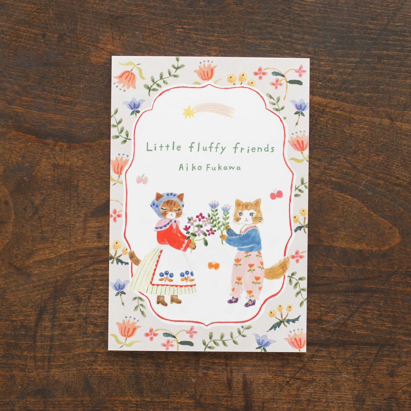 Little Fluffy Friends, Postcard Pad by Aiko Fukawa, Hyogensha cozyca products