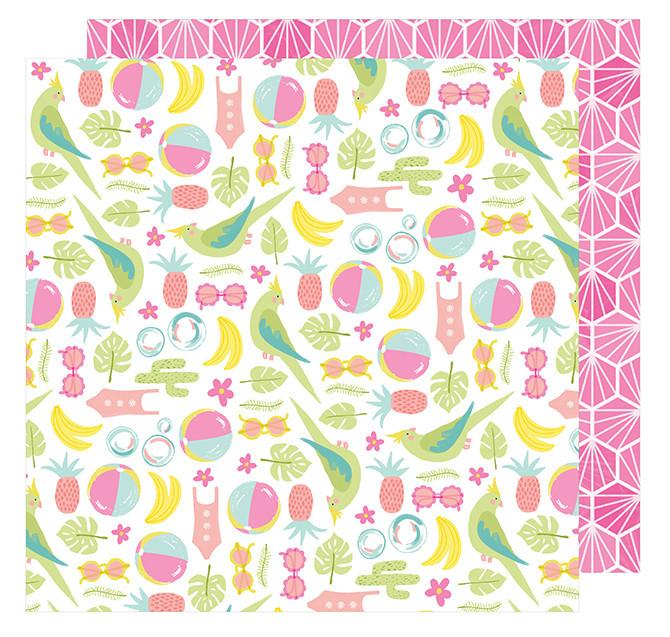 Cardstock - Dear Lizzy, Happy Place, Kokomo - KEY Handmade