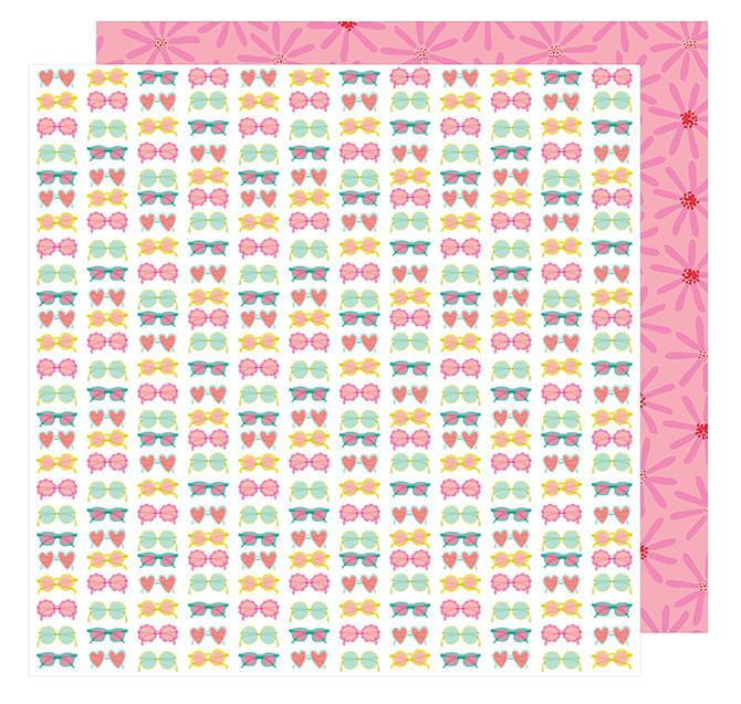 Cardstock - Dear Lizzy, Happy Place, Sunshine State - KEY Handmade