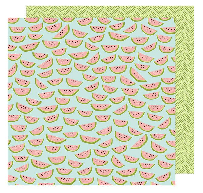 Cardstock - Dear Lizzy, Happy Place, Wild Watermelon - KEY Handmade