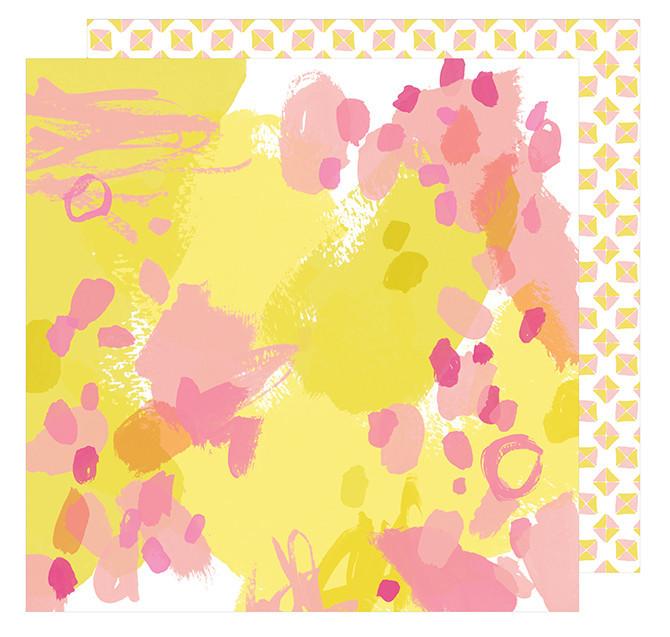 Cardstock - Dear Lizzy, Happy Place, B-A-N-A-N-A-S - KEY Handmade