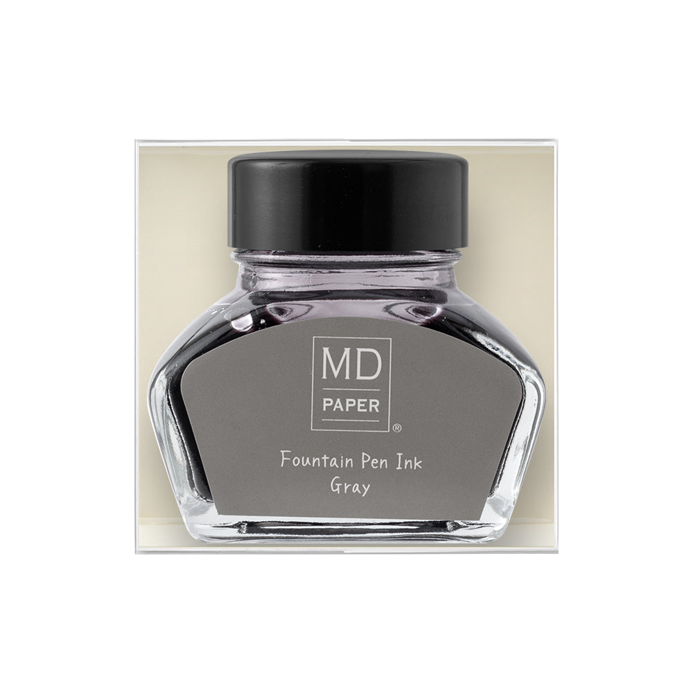 MD Bottled Ink, Gray, 30ml Ink by MD Paper | Circle Tape