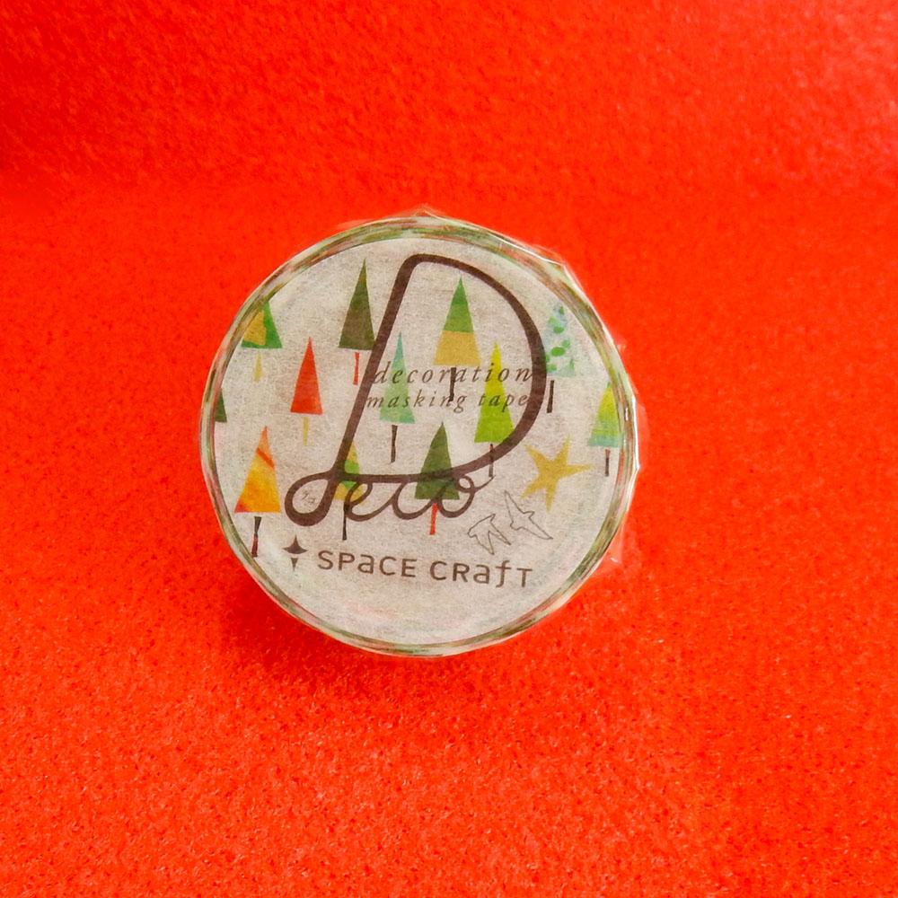 Masking Tape - ROUND TOP, Fir tree, 20mm x 8m