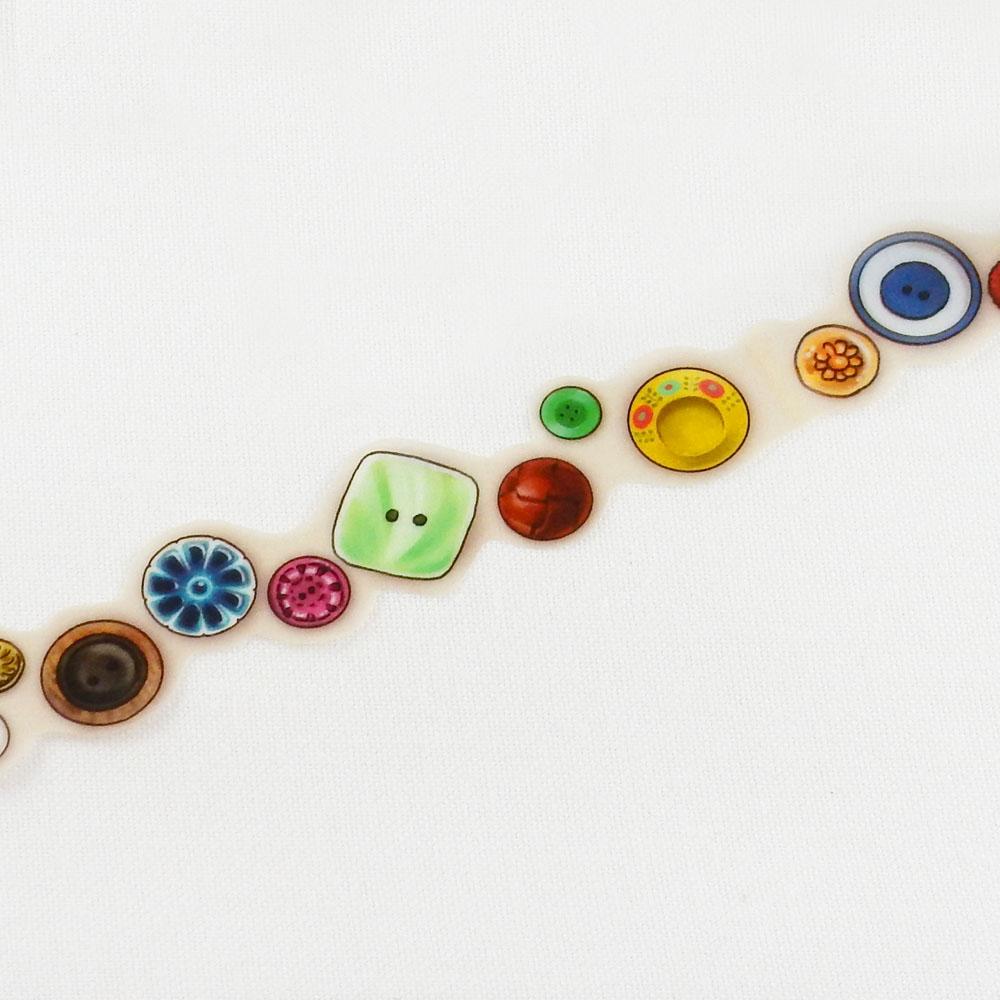 Buttons, ROUND TOP Masking Tape