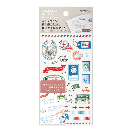 midori, Stamps, Transfer Sticker for Journaling