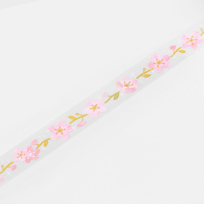 BGM, Sakura．First Sakura Blossom, Clear Tape, 20mm x 5m