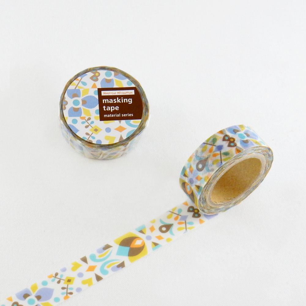 Masking Tape - ROUND TOP, DECO-BLUE, 20mm x 5m - KEY Handmade
- 3