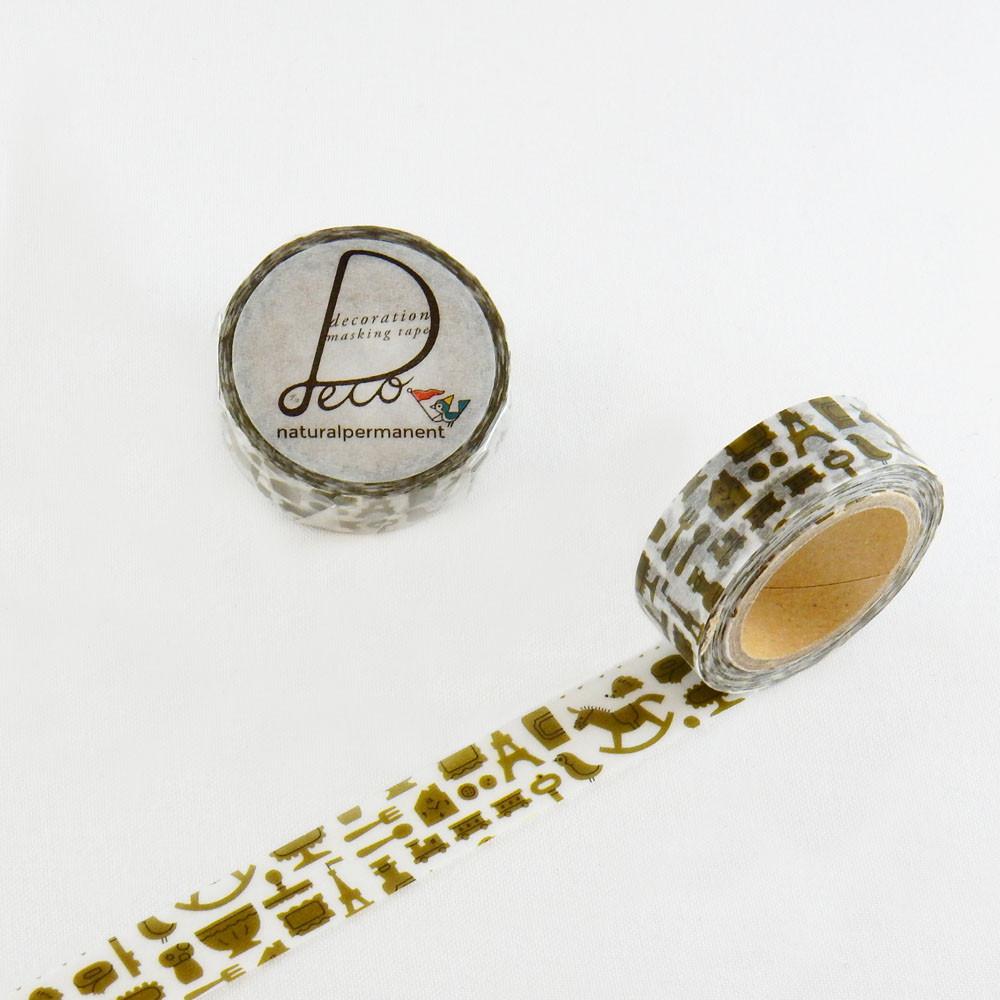 Masking Tape - ROUND TOP, Zakka, 15mm x 10m - KEY Handmade
- 3