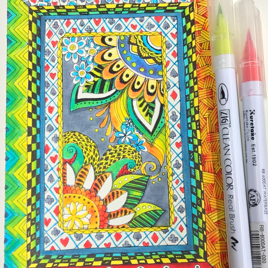 Kuretake, ZIG Clean Color Real Brush, 48-Color Set