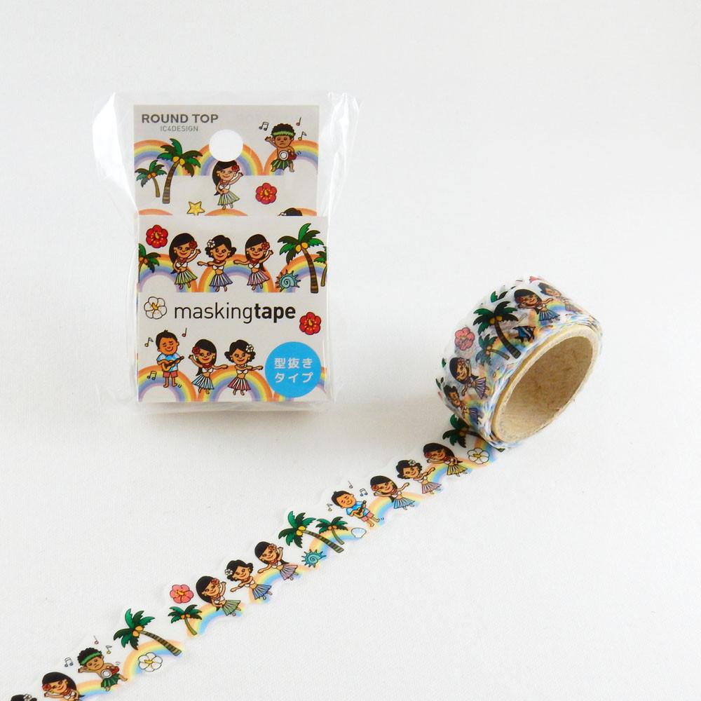 Masking Tape - ROUND TOP, Hula Dance, 20mm x 5m - KEY Handmade
- 3