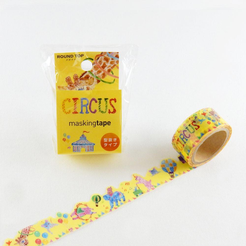 Masking Tape - ROUND TOP, Circus, 20mm x 5m - KEY Handmade
- 3