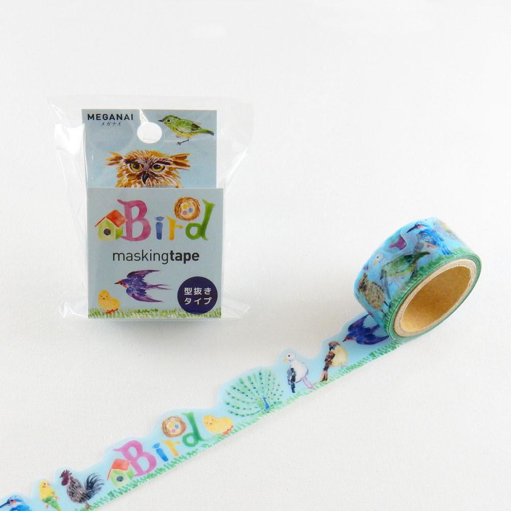 Masking Tape - ROUND TOP, Bird, 20mm x 5m - KEY Handmade
- 3