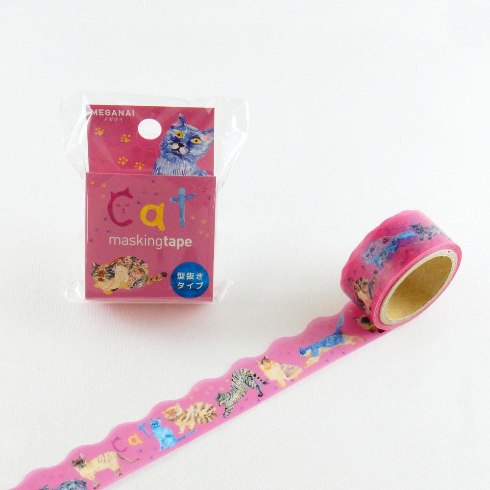 Masking Tape - ROUND TOP, Cat, 20mm x 5m - KEY Handmade
- 3