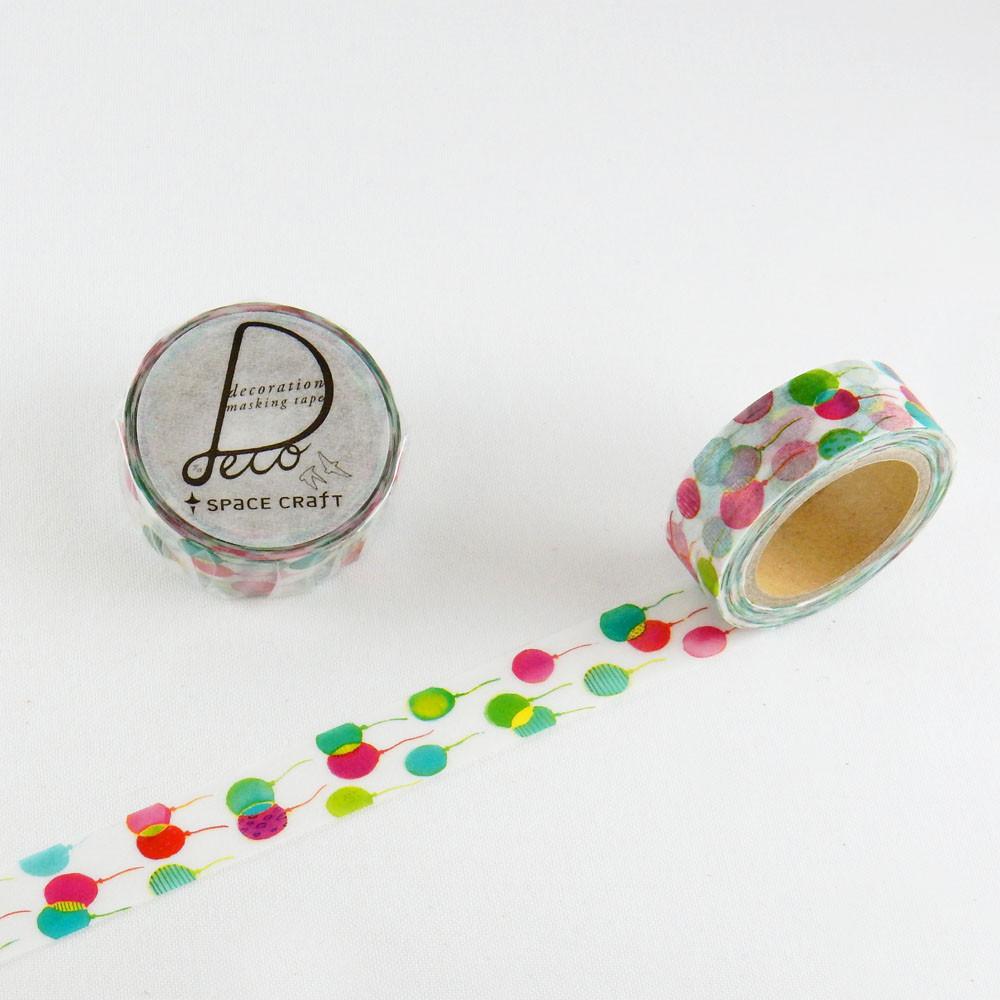 Masking Tape - ROUND TOP, Balloon, 15mm x 10m - KEY Handmade
- 3