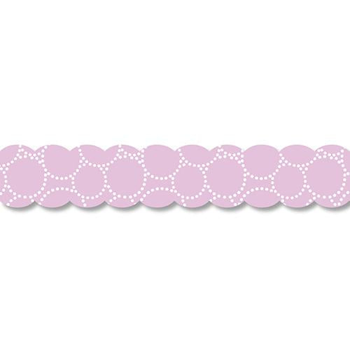PINE BOOK Assorted Style Nami-Nami Masking Tape, Purple Circle