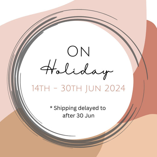 Shop on holiday from 14th to 30th June 2024