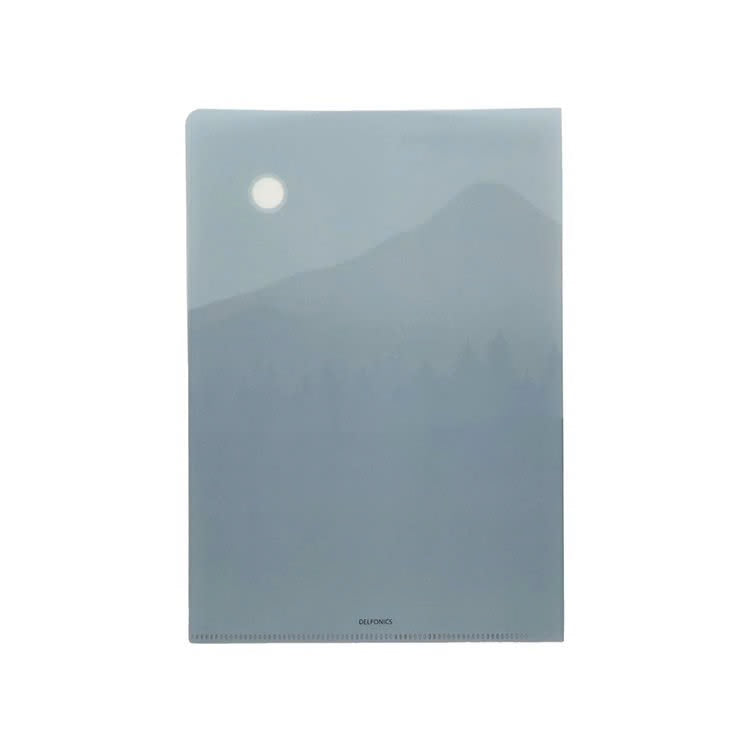 Mountain Green, A5, Geo Clear Folder