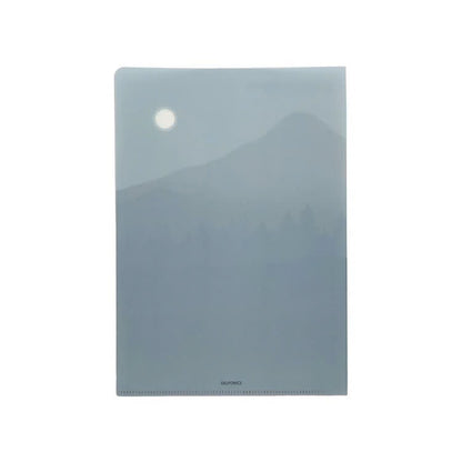 Mountain Green, A5, Geo Clear Folder