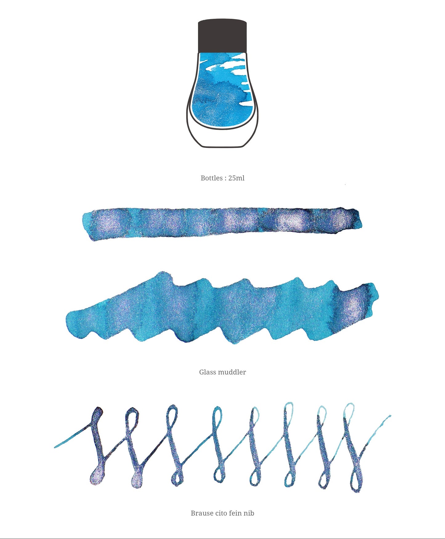 Glacier, Pearl Ink, 25ml Ink