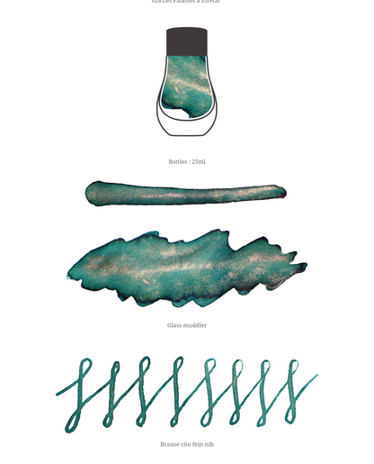 Les Falaises a Etretat, Painter Series Pearl Ink, 25ml Ink