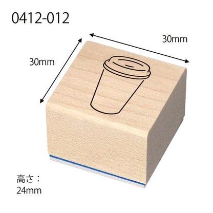 飲品｜”手帳印章部” 木頭印章