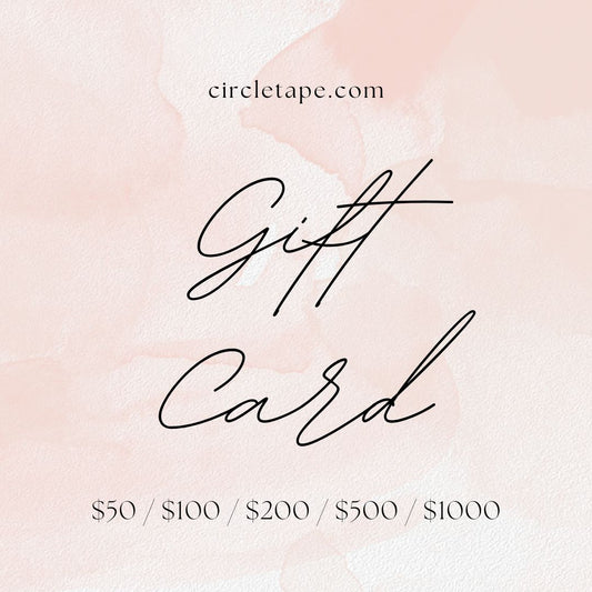 Circle Tape Gift Card - Perfect Gift for Stationery Lovers