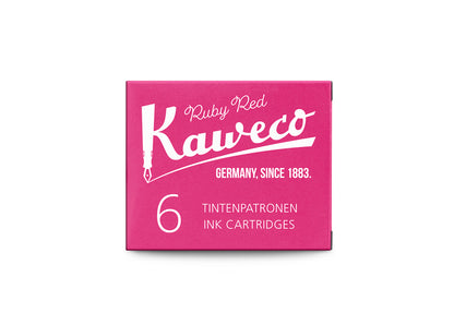 Ruby Red, Kaweco Ink Cartridge, Pack of 6