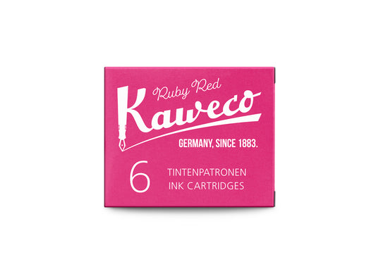 Ruby Red, Kaweco Ink Cartridge, Pack of 6