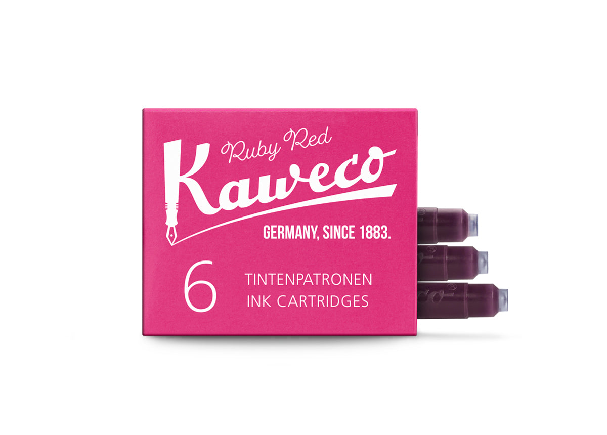 Ruby Red, Kaweco Ink Cartridge, Pack of 6