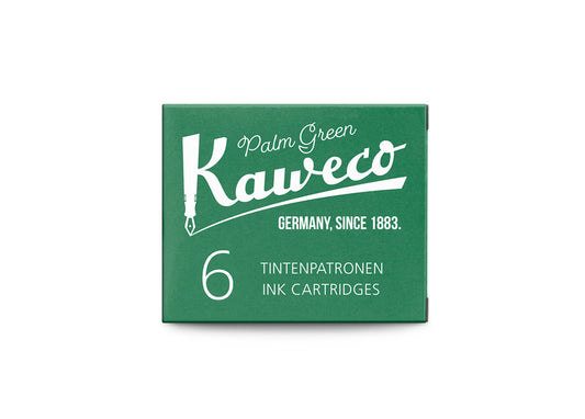 Palm Green, Kaweco Ink Cartridge, Pack of 6