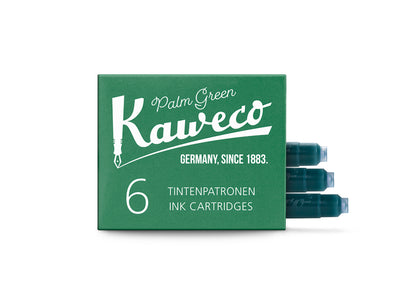 Palm Green, Kaweco Ink Cartridge, Pack of 6
