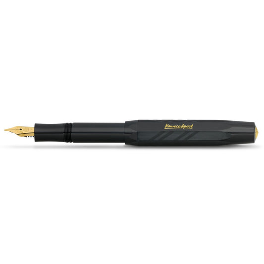 Kaweco Classic SPORT, GUILLOCHE Black, Fountain Pen